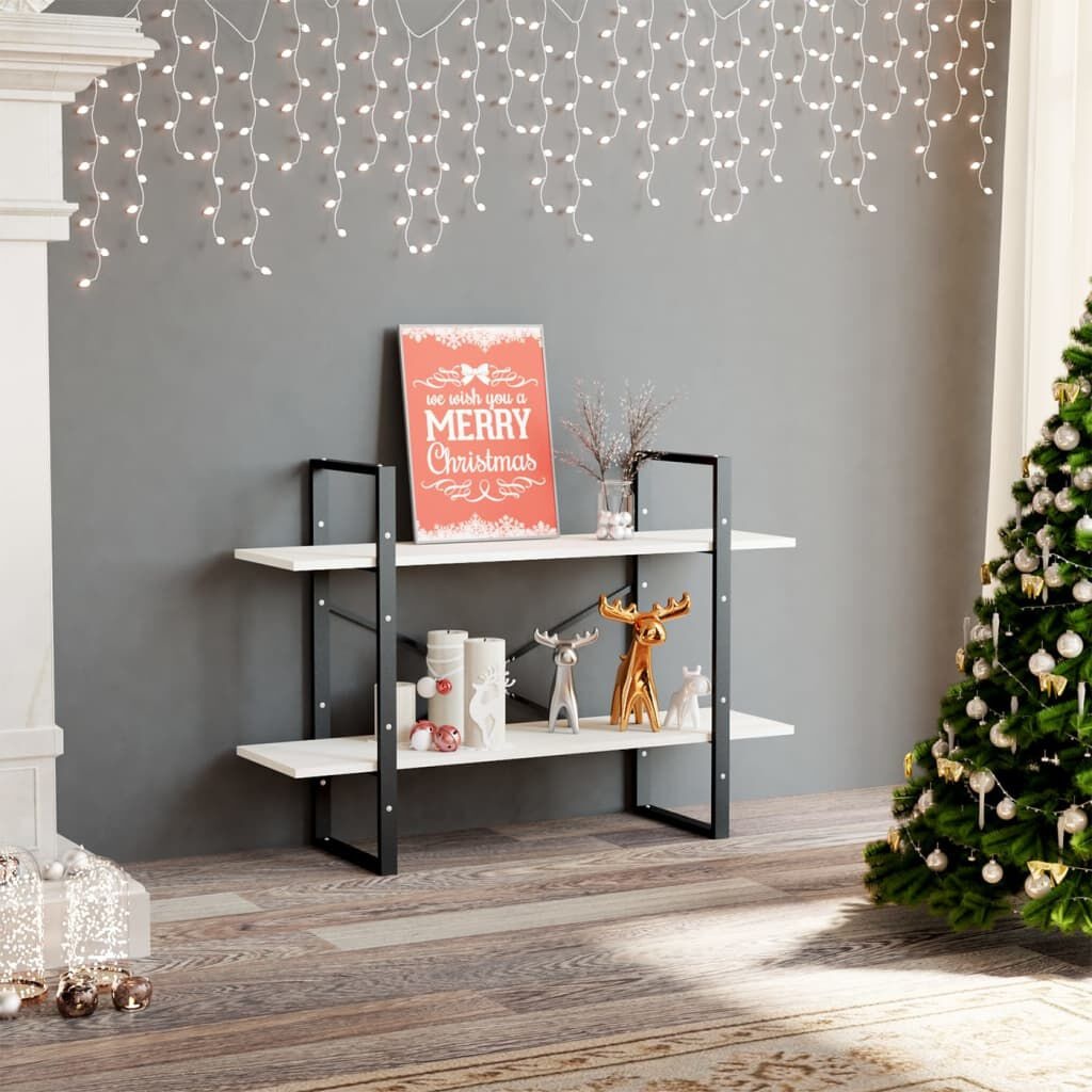 VidaXL Boekenkast Wit Grenenhout - 100x30x70cm - 35% Korting!