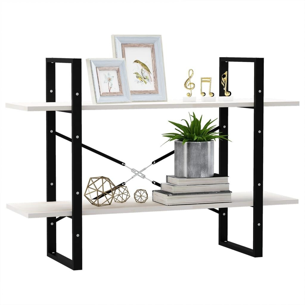 VidaXL Boekenkast Wit Grenenhout - 100x30x70cm - 35% Korting!