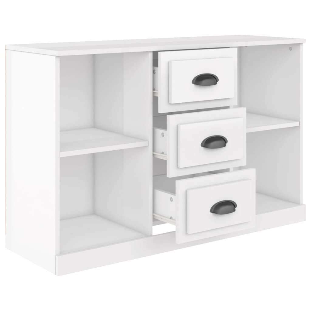 Dressoir Hoogglans Wit 104,5cm - 35% Korting!