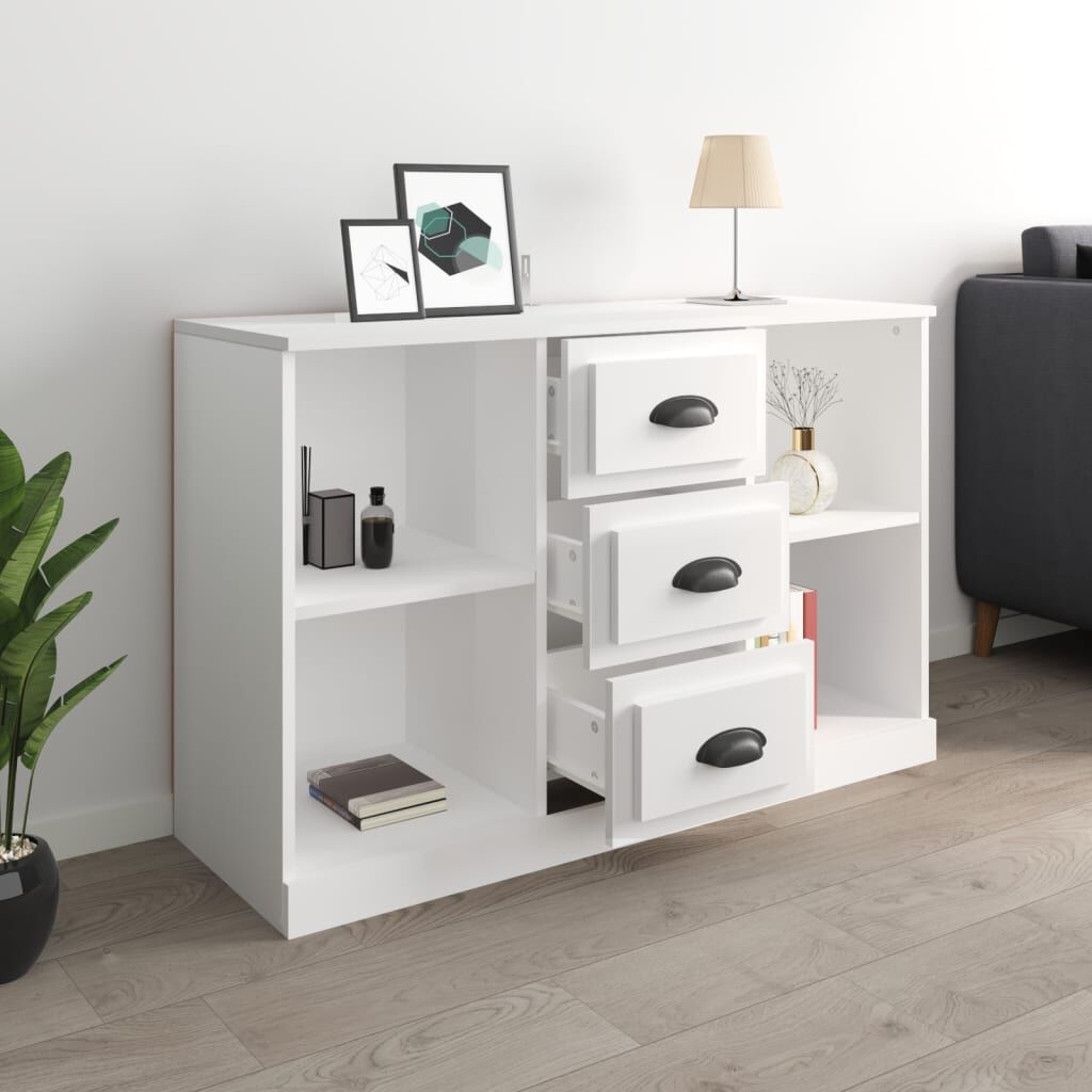 Dressoir Hoogglans Wit 104,5cm - 35% Korting!
