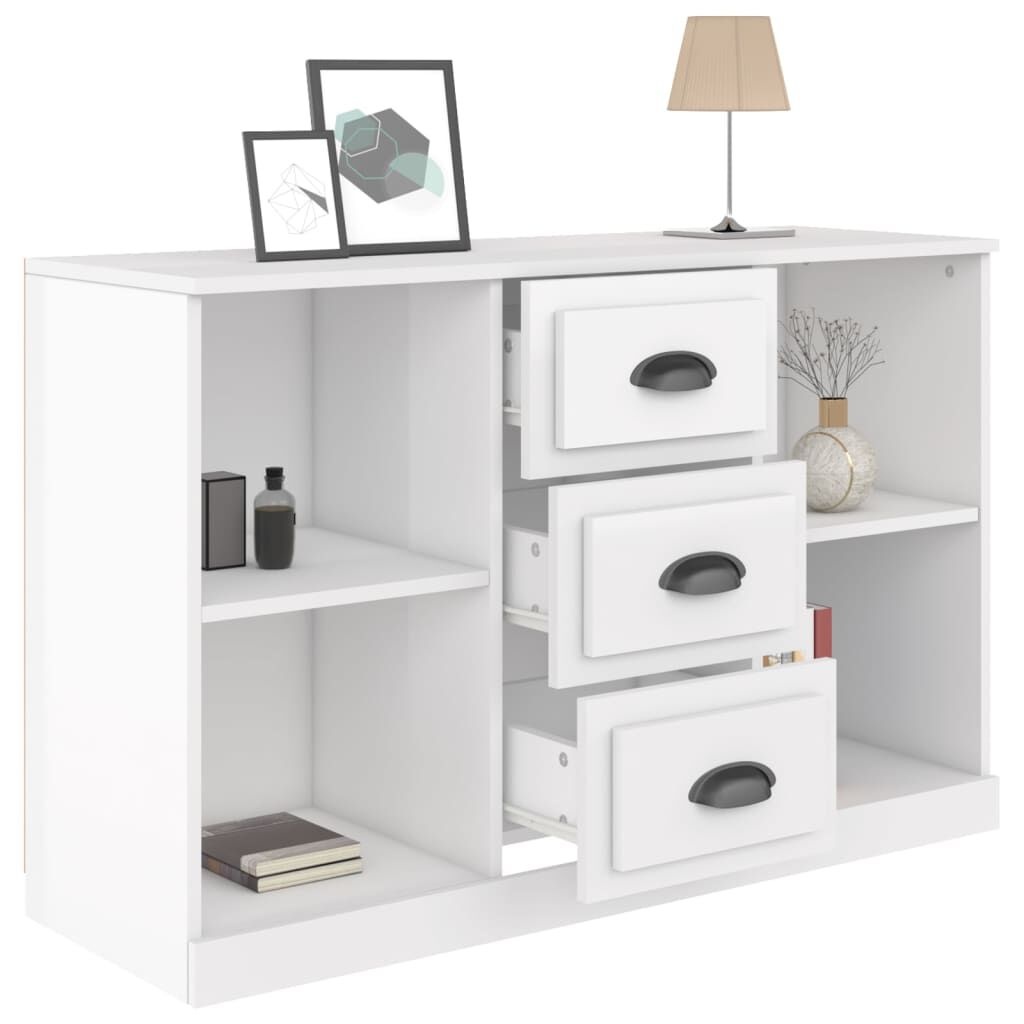 Dressoir Hoogglans Wit 104,5cm - 35% Korting!