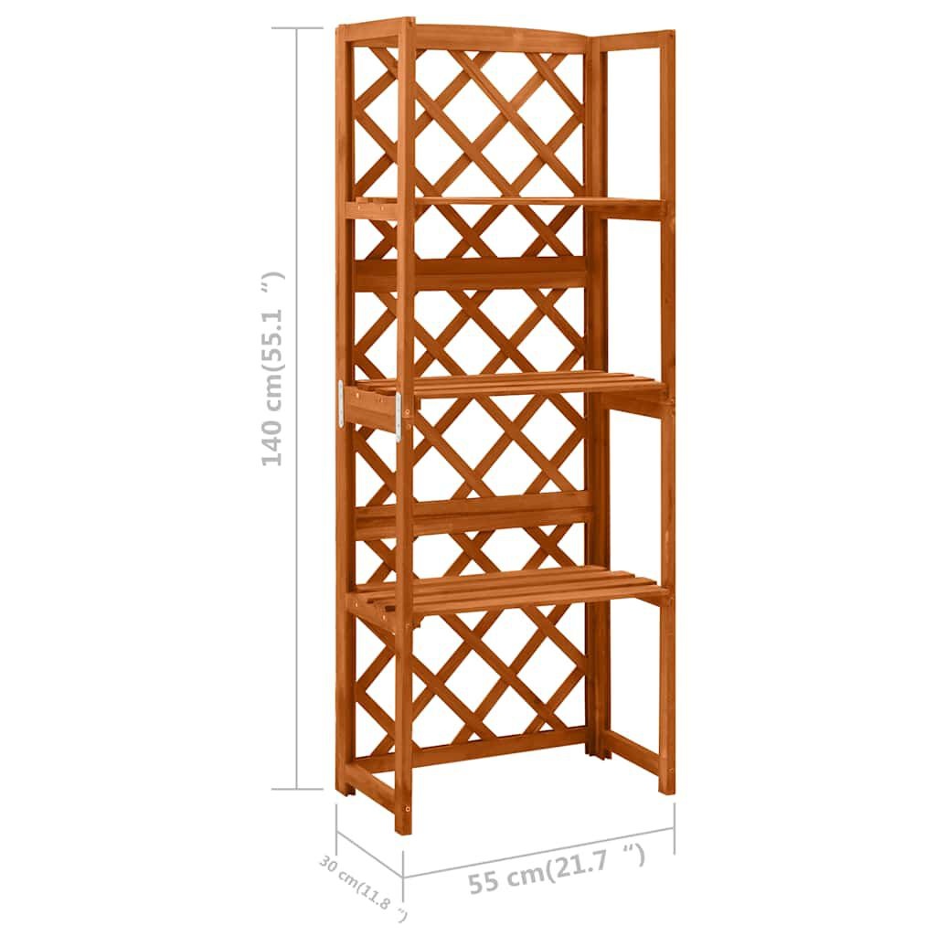 VidaXL Latwerk met Schappen Vurenhout - 35% Korting!