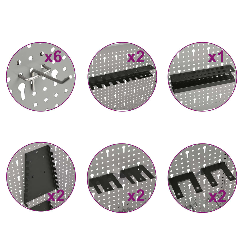 vidaXL Gaatjespaneel Wand 3x40x58cm - 35% Korting!