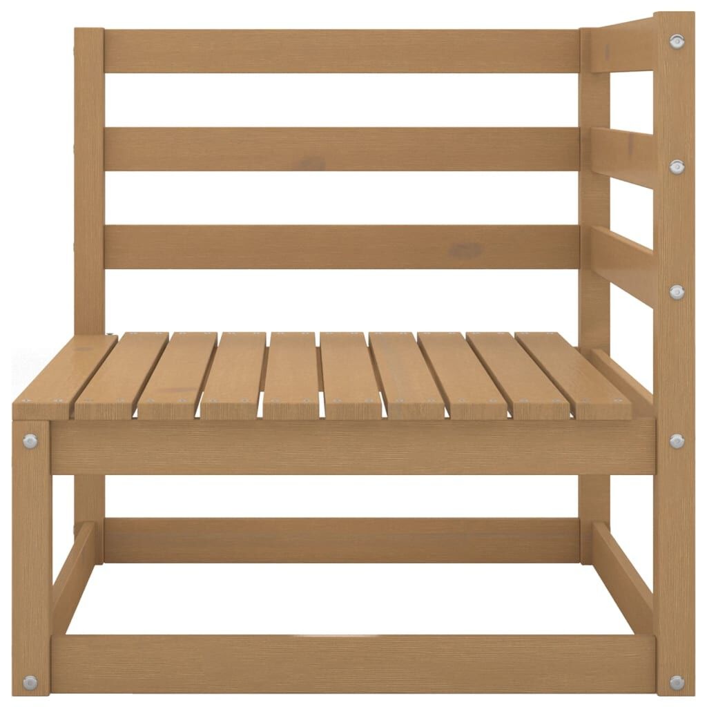 Tuinbank 2-zits Grenenhout Honingbruin -55% Korting!