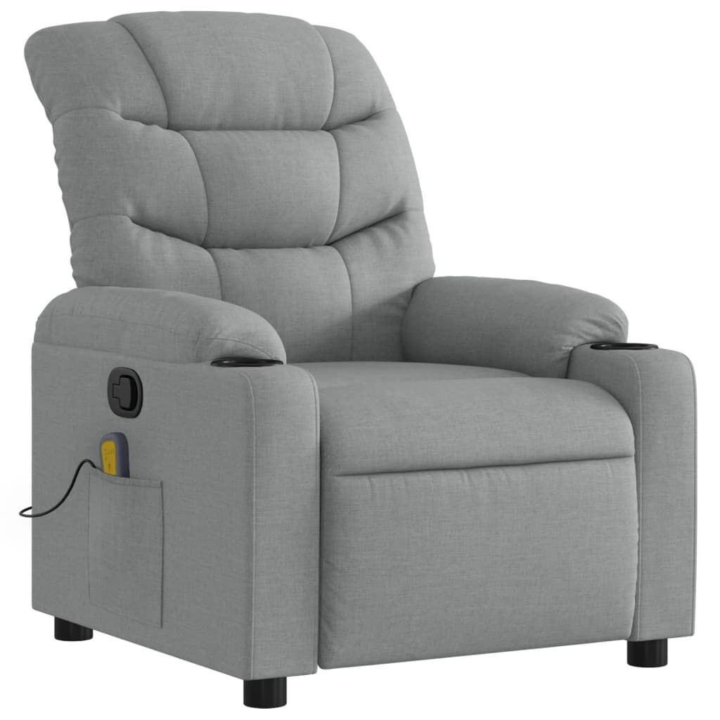 VidaXL Massagestoel Lichtgrijs - 47% Korting!