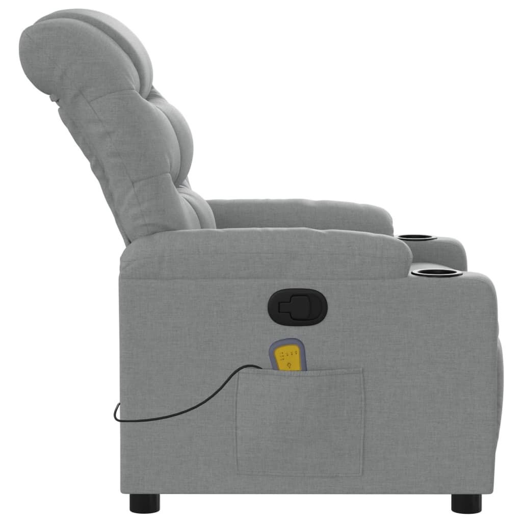 VidaXL Massagestoel Lichtgrijs - 47% Korting!