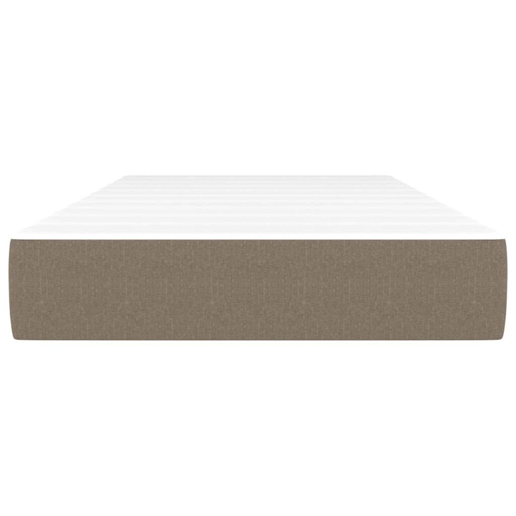 vidaXL Pocketveringmatras 80x200 cm Taupe - 35% Korting!