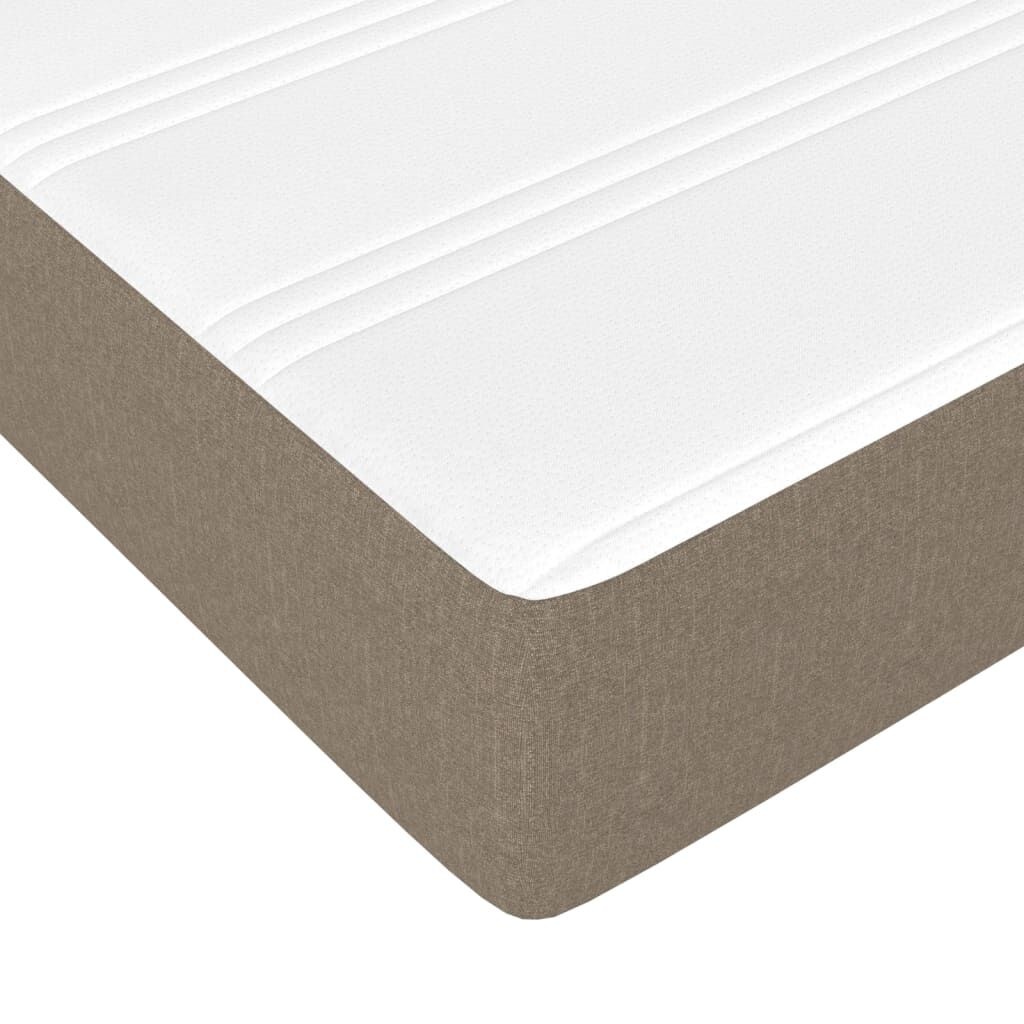 vidaXL Pocketveringmatras 80x200 cm Taupe - 35% Korting!