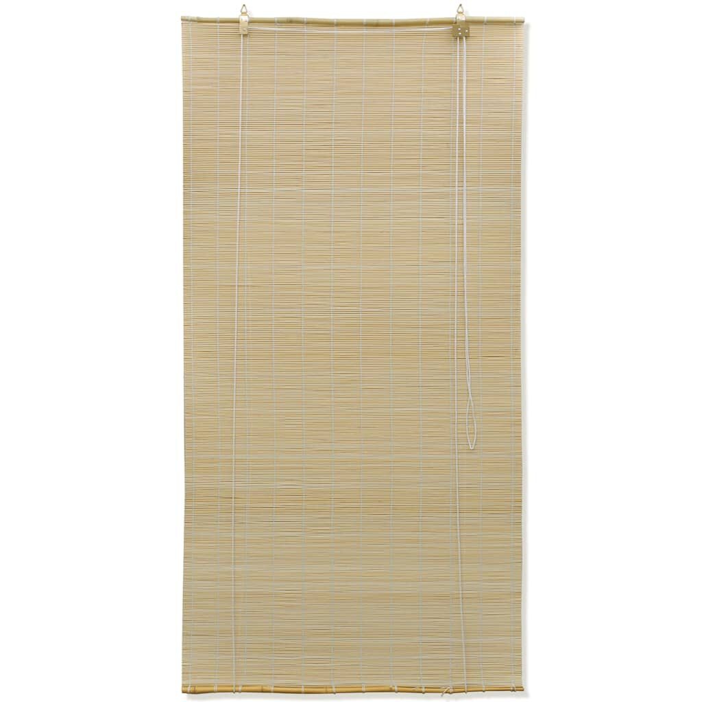 vidaXL Bamboe Rolgordijn 120x160cm Naturel - 35% Korting!
