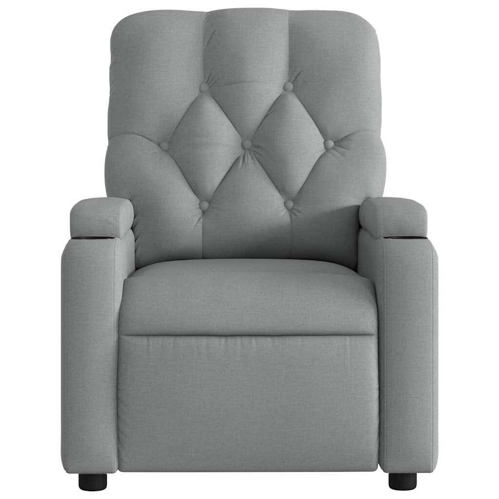 vidaXL Massagestoel Lichtgrijs - Verstelbaar & Comfortabel - 35% Korting!