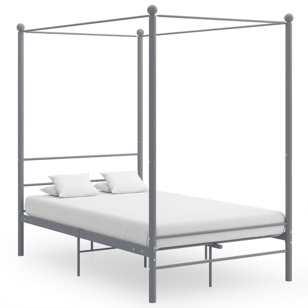 vidaXL Hemelbed 140x200 Grijs - 35% Korting!