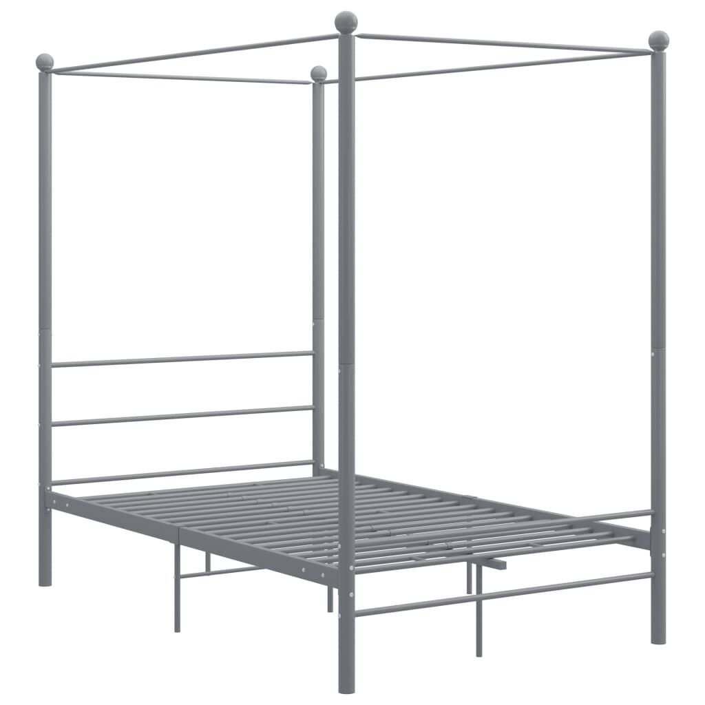 vidaXL Hemelbed 140x200 Grijs - 35% Korting!