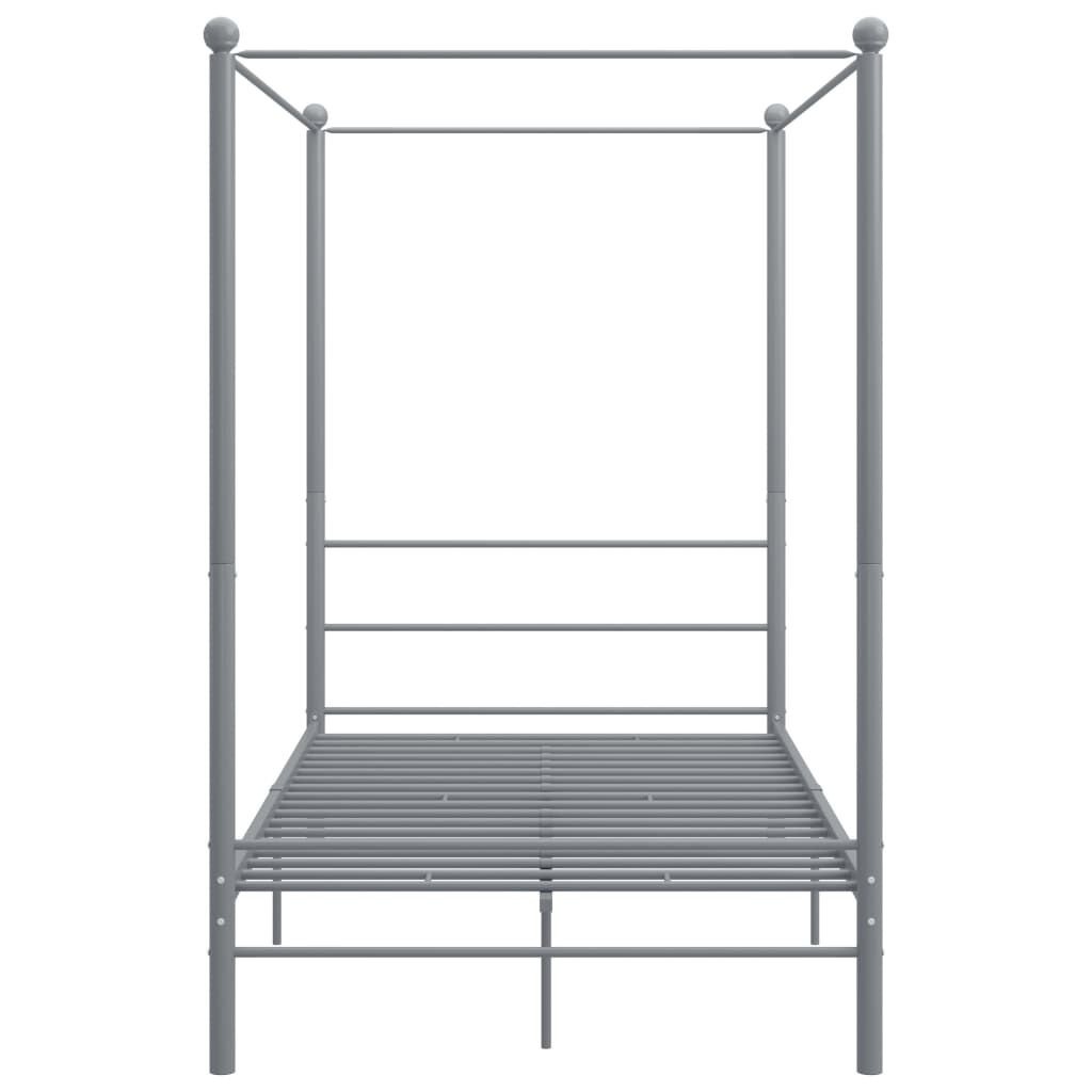 vidaXL Hemelbed 140x200 Grijs - 35% Korting!