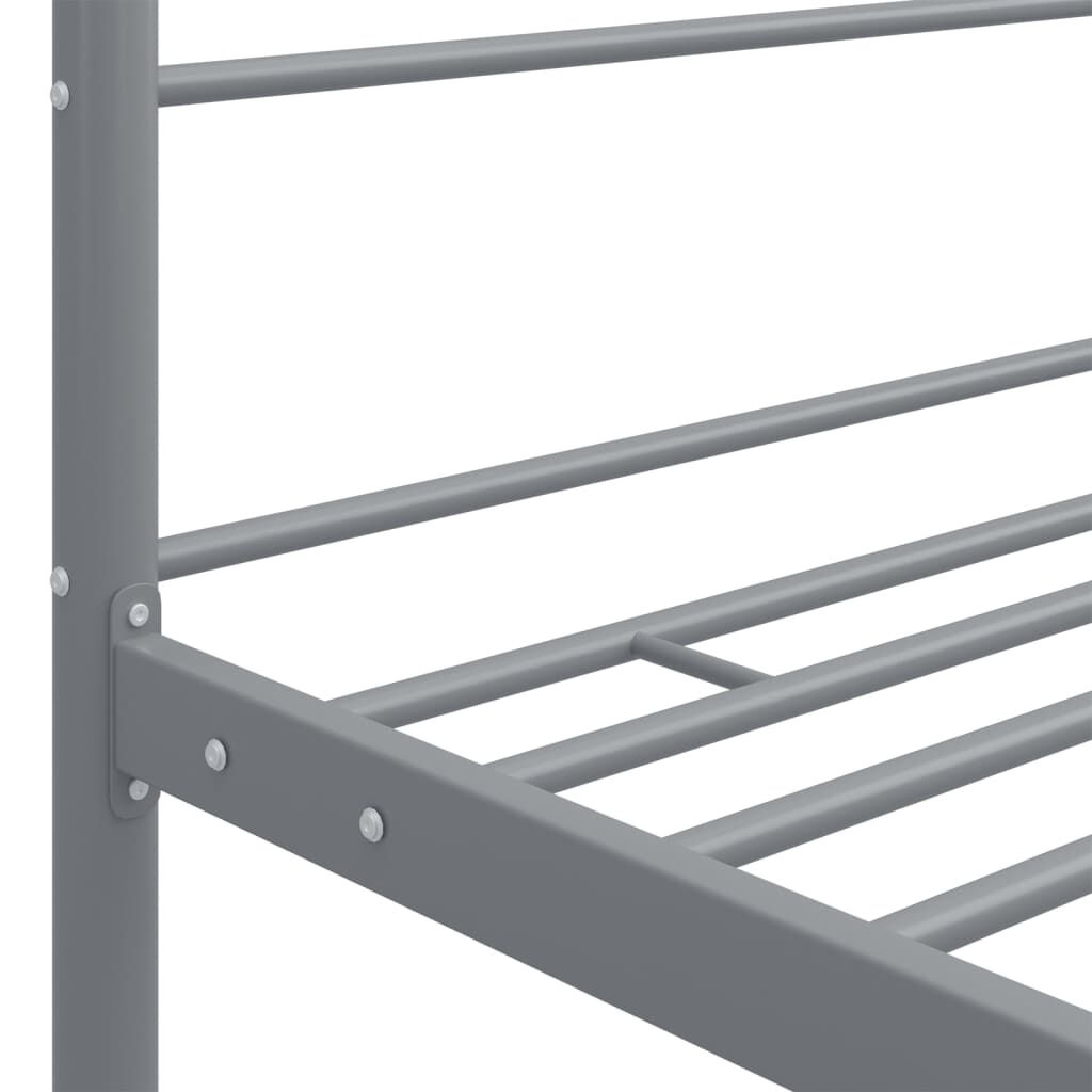 vidaXL Hemelbed 140x200 Grijs - 35% Korting!
