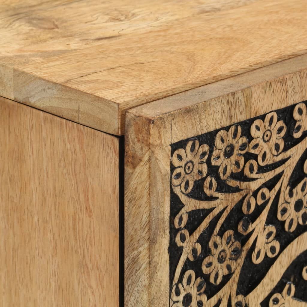 Bijzetkast Mangohout 40x33x110cm - 35% Korting!