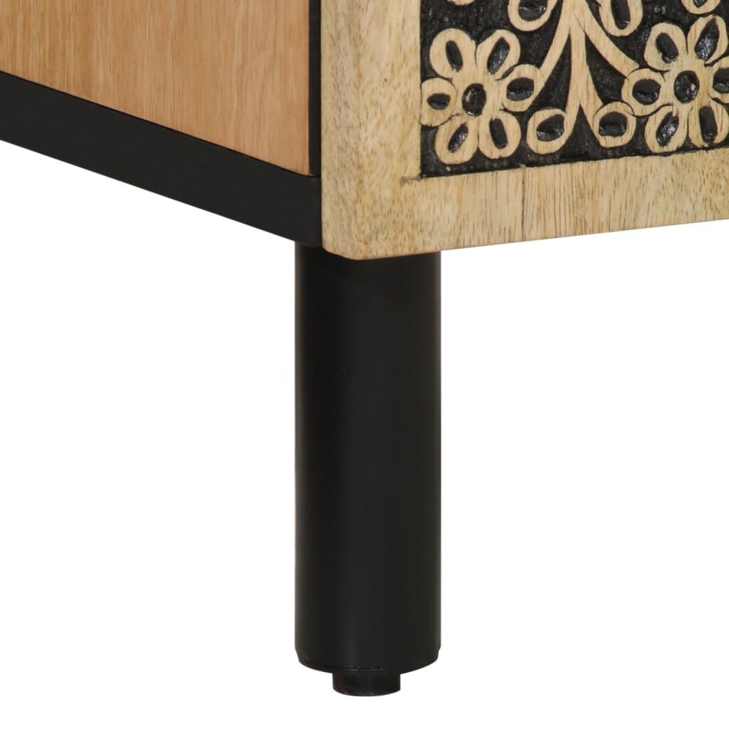 Bijzetkast Mangohout 40x33x110cm - 35% Korting!