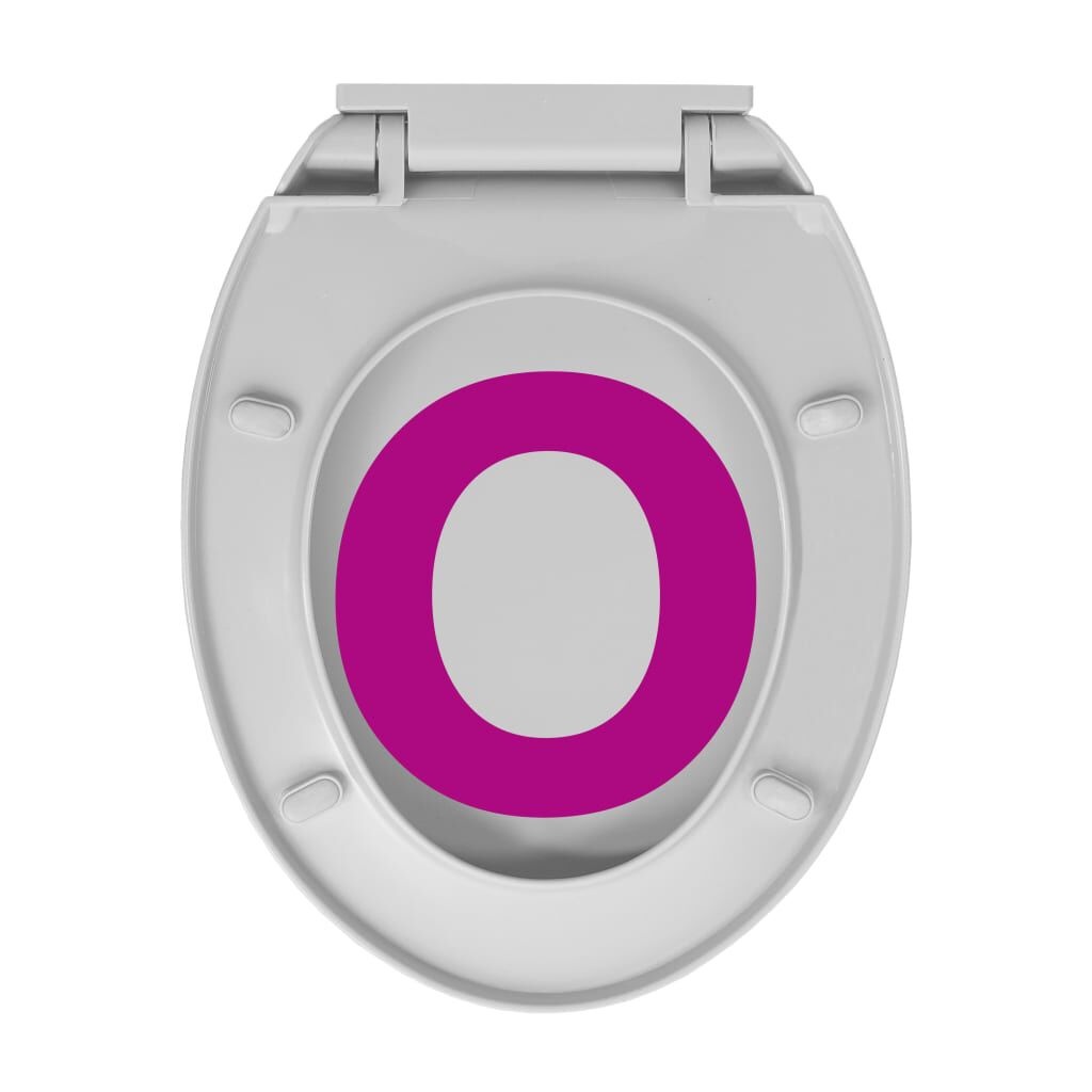 vidaXL Toiletbril Lichtgrijs Soft-Close -35%