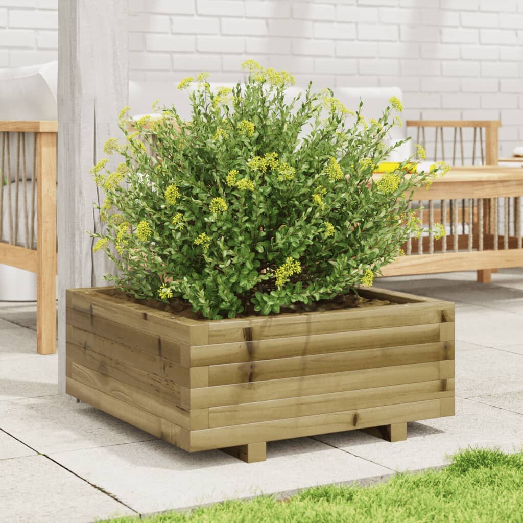 VidaXL Plantenbak Grenenhout 60x60cm - 41% Korting!