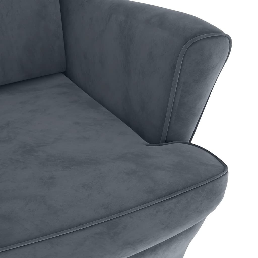 vidaXL Fauteuil Donkergrijs - 35% Korting! Zo Goed Als Nieuw!