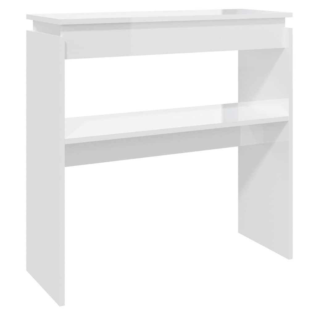 Wandtafel Hoogglans Wit 80cm - 35% Korting! (Retour)