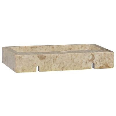 Wastafel Crème Marmer Wandmontage 38cm - 35% Korting!