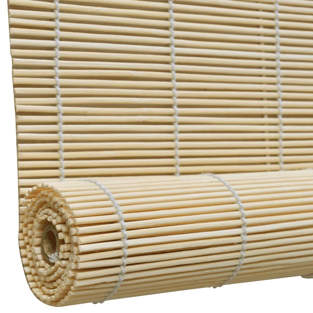 vidaXL Bamboe Rolgordijn 100x160 cm Naturel - 35% Korting!