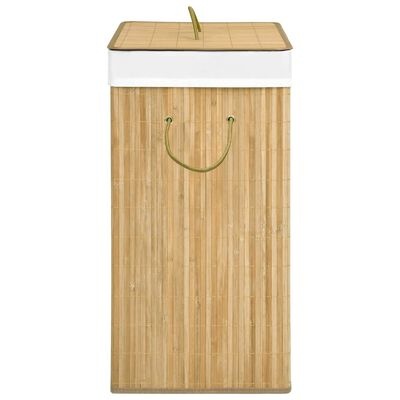 VidaXL Wasmand Bamboe 100L - 41% Korting!