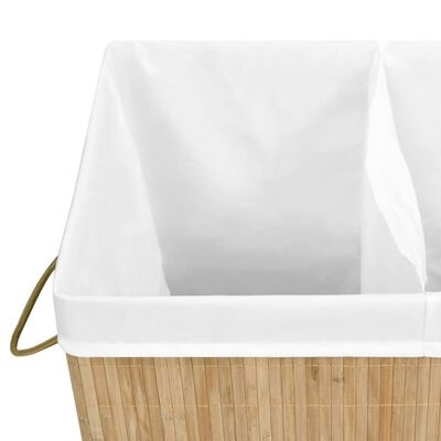 VidaXL Wasmand Bamboe 100L - 41% Korting!