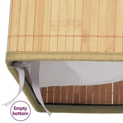 VidaXL Wasmand Bamboe 100L - 41% Korting!