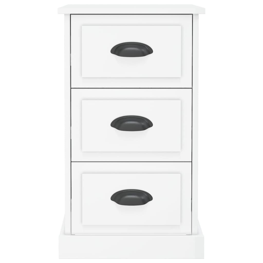 vidaXL Nachtkastje Hoogglans Wit 39x39x67cm - 41% Korting!
