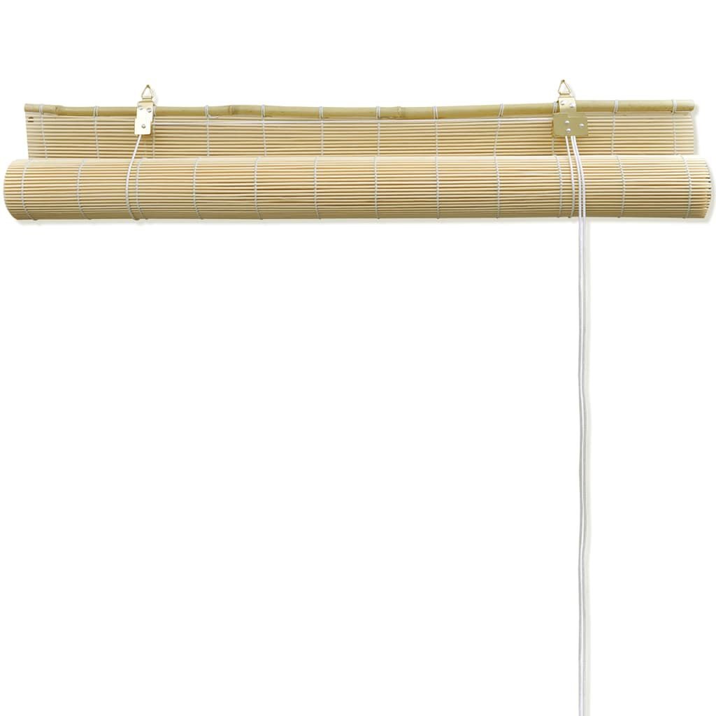 Rolgordijn Bamboe 120x160cm Naturel - 35% Korting!