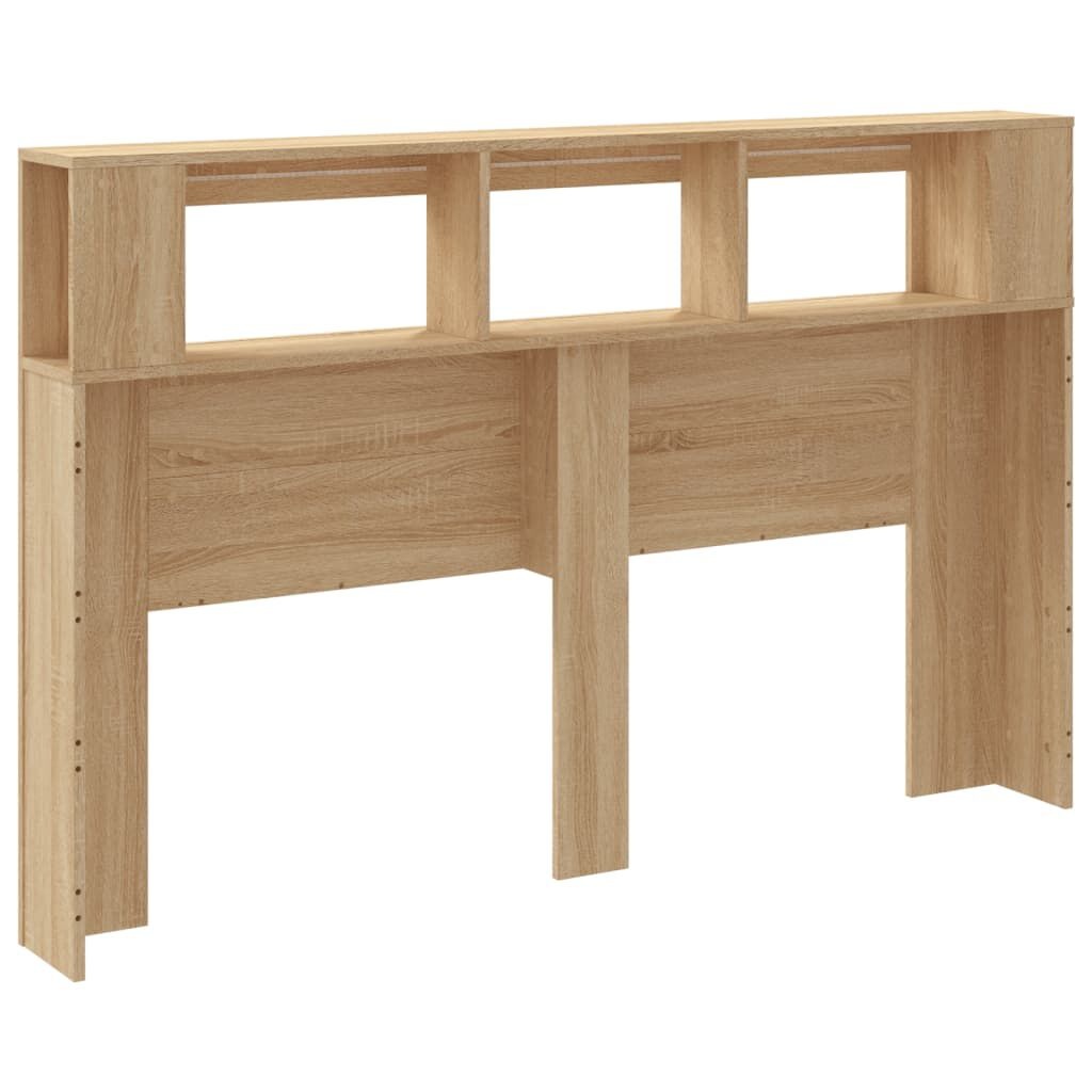 vidaXL LED Hoofdbord 160cm Sonoma Eiken - 47% Korting!