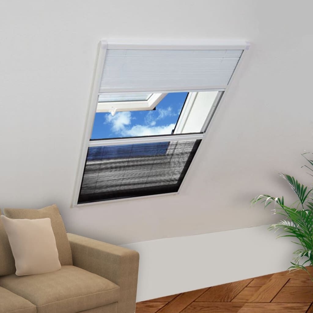 vidaXL Plissé Raamhor met Verduistering 80x100 - 35% Korting!
