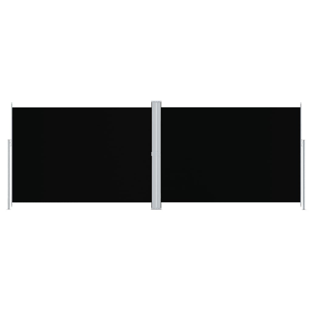 VidaXL Uittrekbaar Windscherm 220x600cm Zwart - 35% Korting!