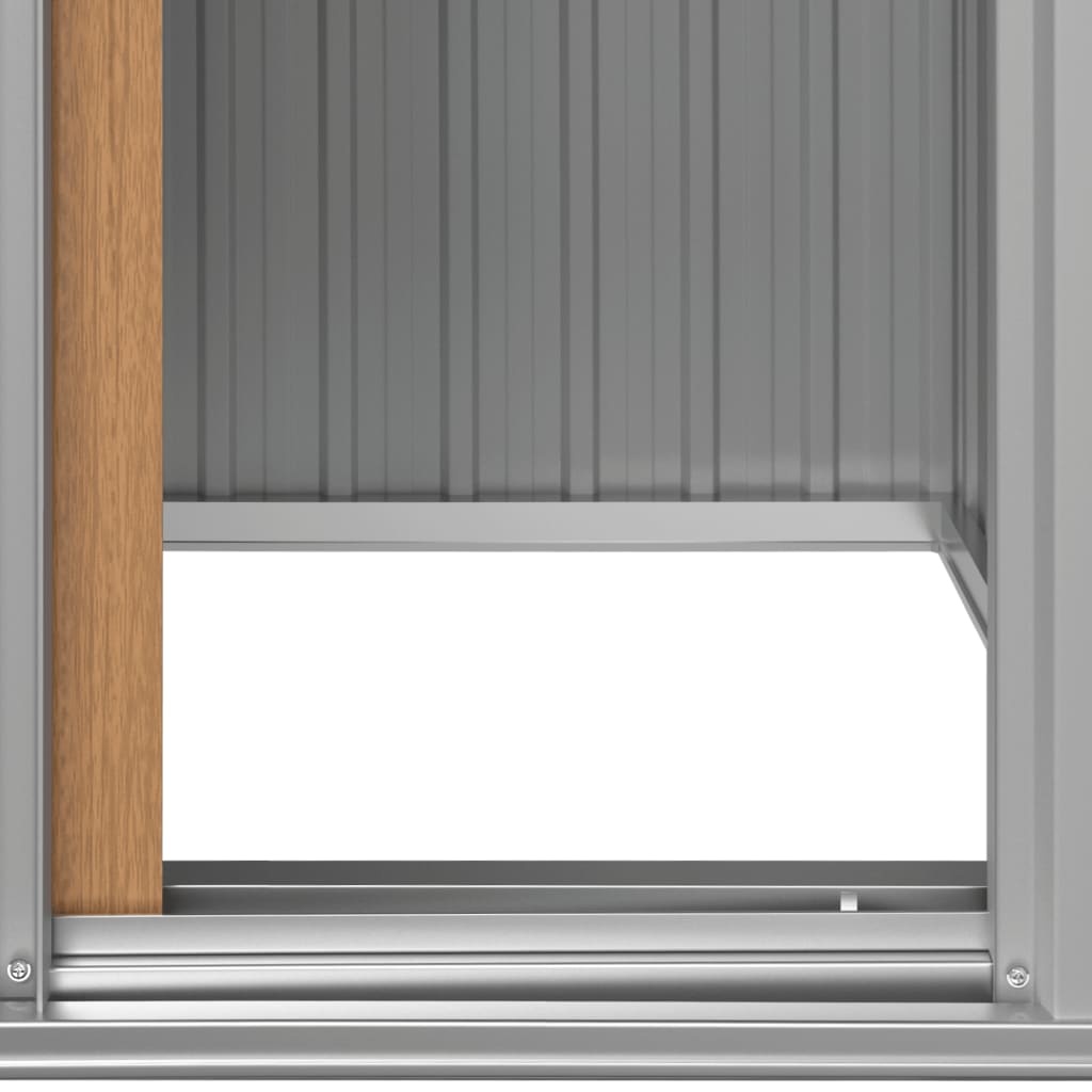 vidaXL Tuinschuur Bruin - Gegalvaniseerd Staal - 35% Korting!