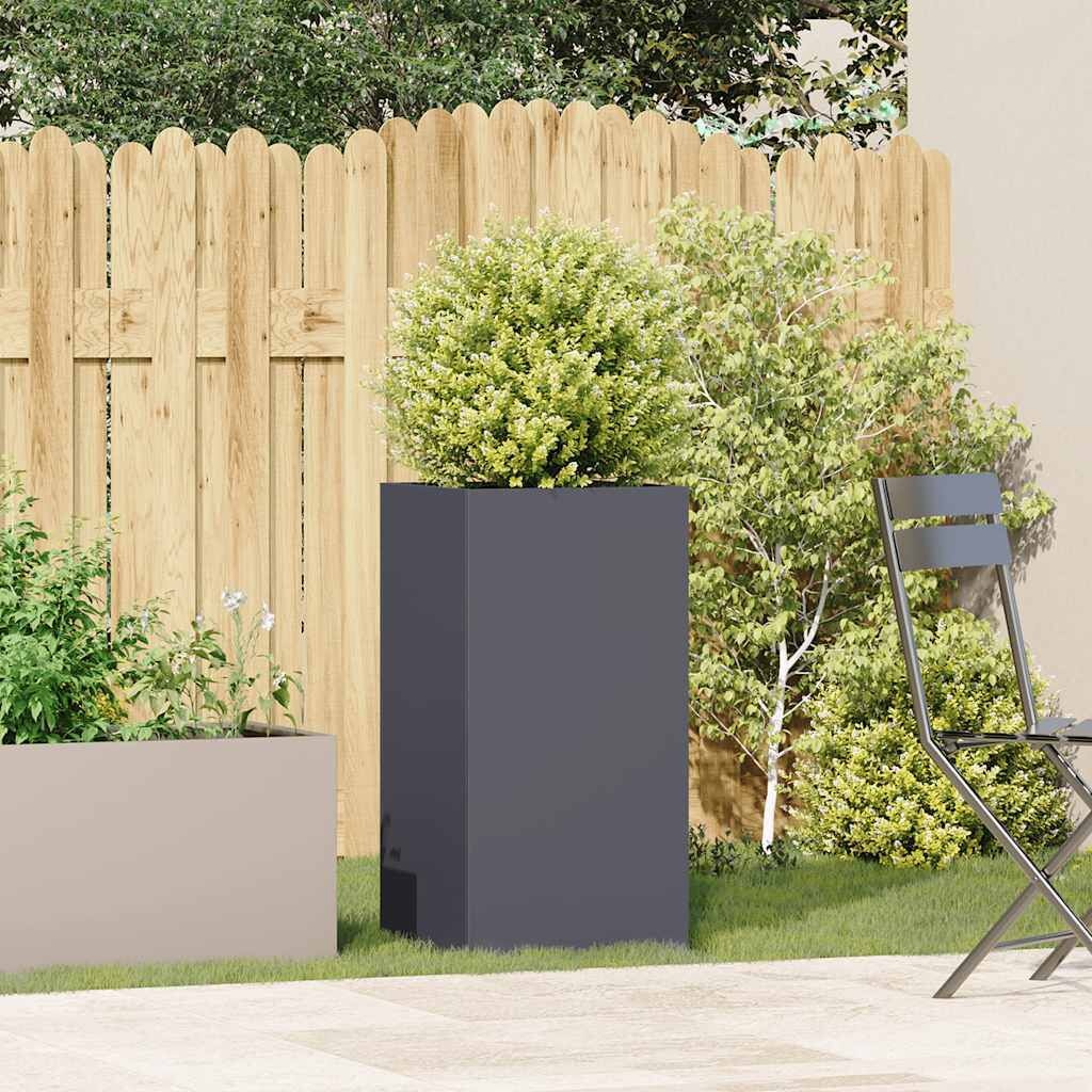 vidaXL Plantenbak Antraciet 40x40x80cm - 35% Korting!