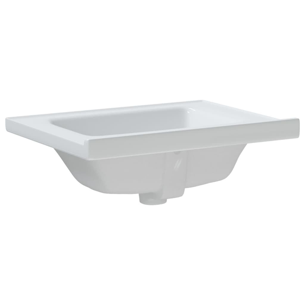 vidaXL Wastafel Wit Keramiek 61x48cm - 35% Korting!