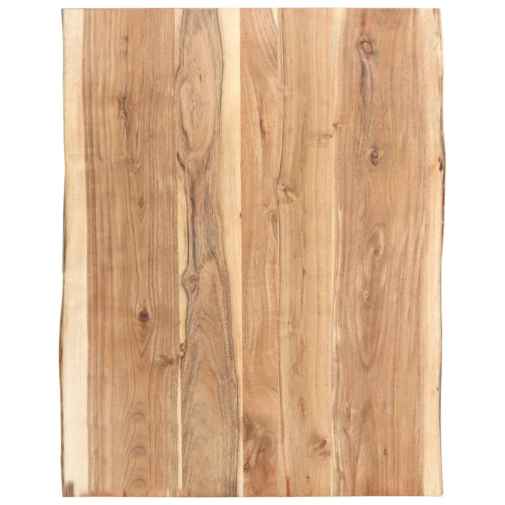 vidaXL Acacia Tafelblad 80cm - Natuurlijke Rand - 35% Korting!