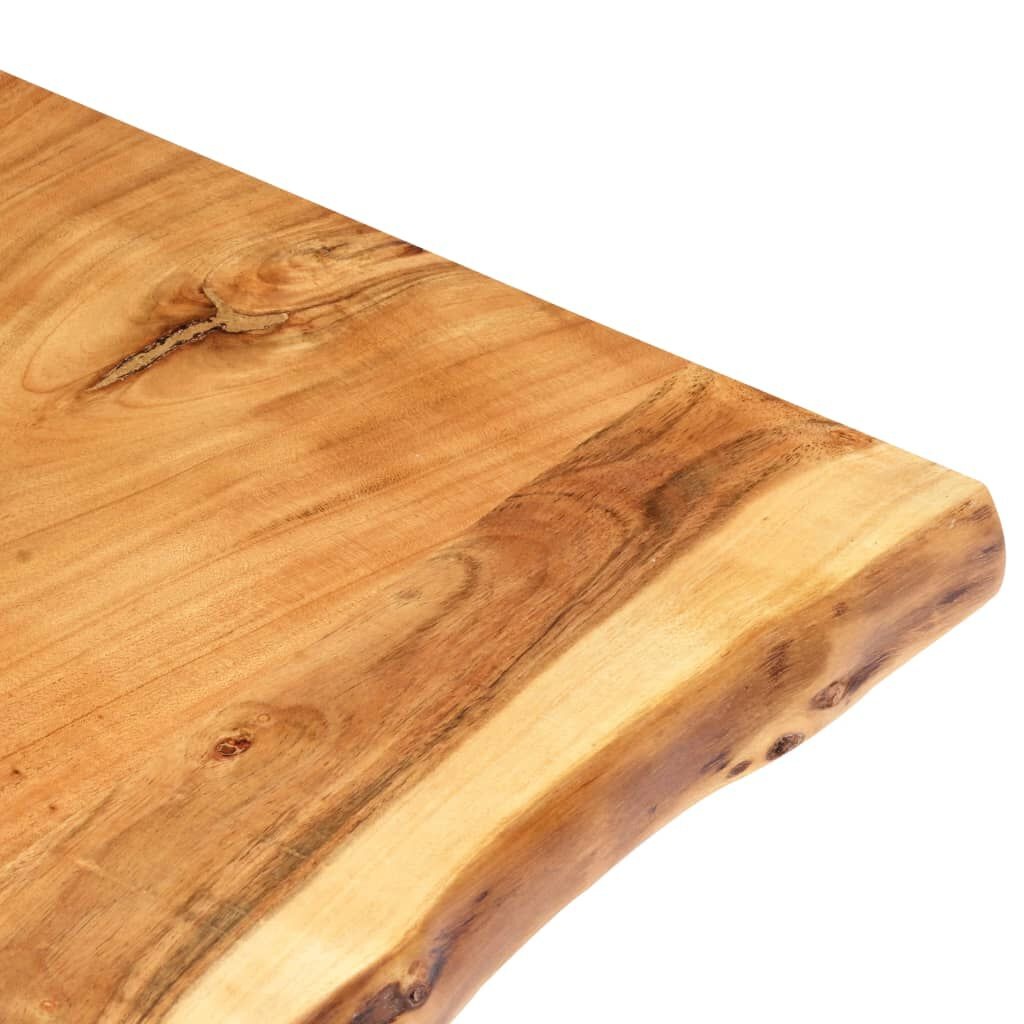 vidaXL Acacia Tafelblad 80cm - Natuurlijke Rand - 35% Korting!