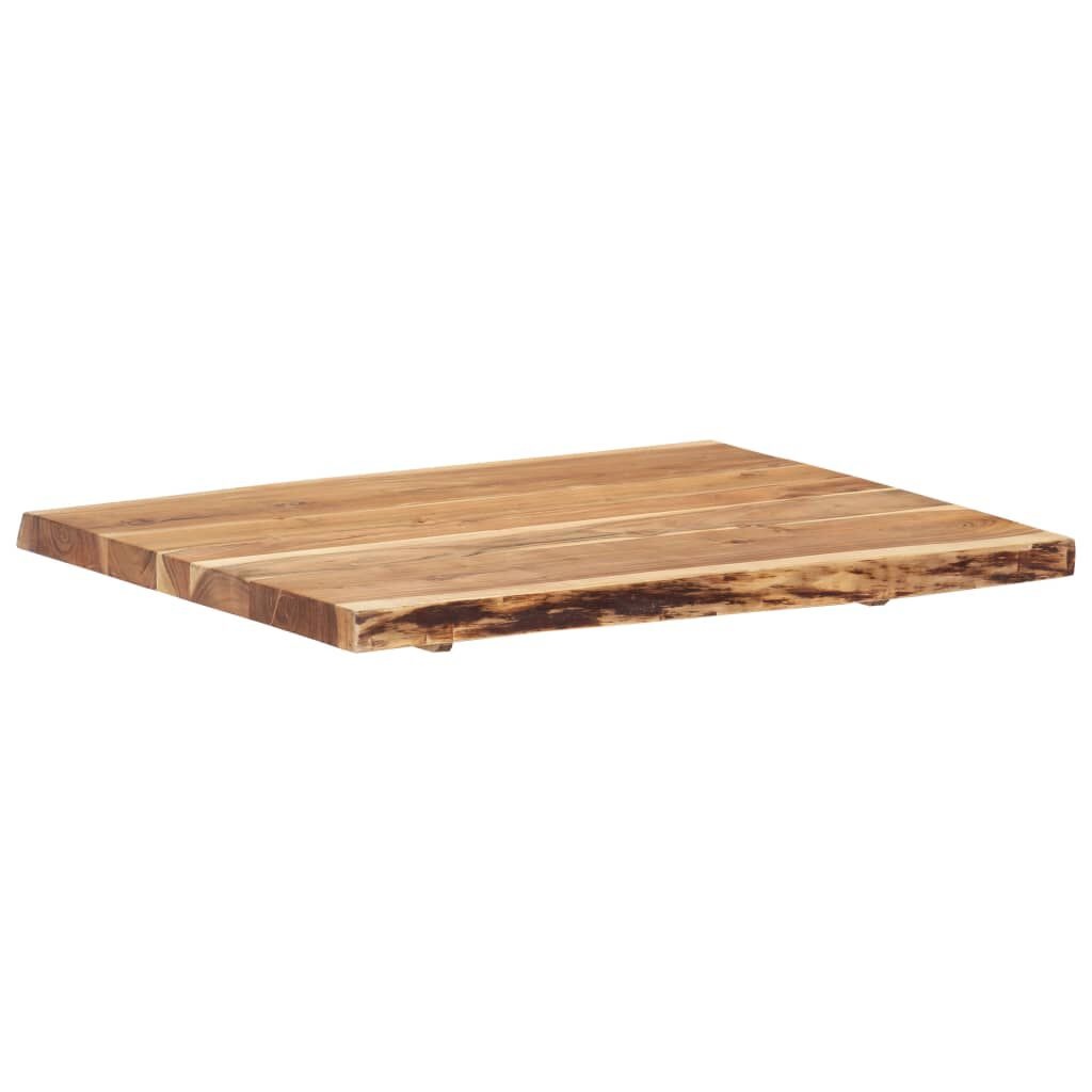 vidaXL Acacia Tafelblad 80cm - Natuurlijke Rand - 35% Korting!