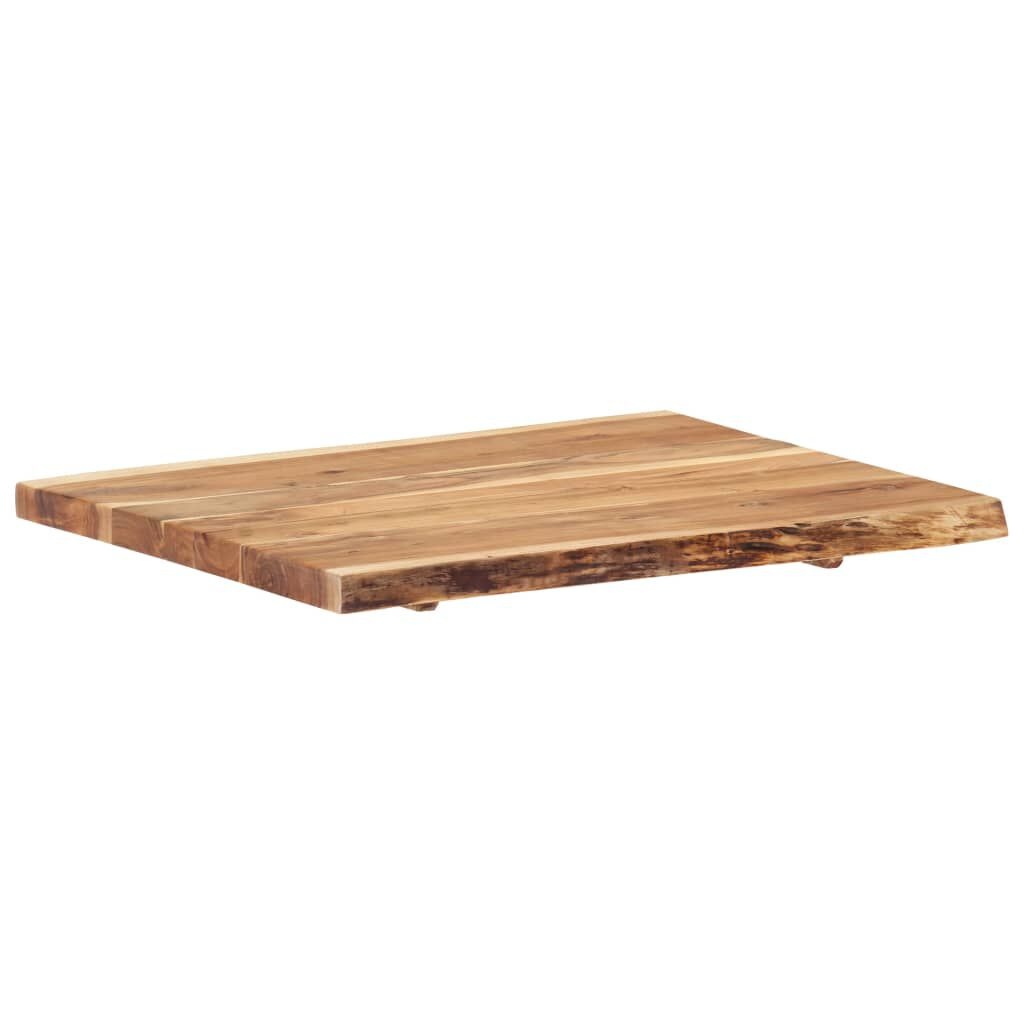 vidaXL Acacia Tafelblad 80cm - Natuurlijke Rand - 35% Korting!