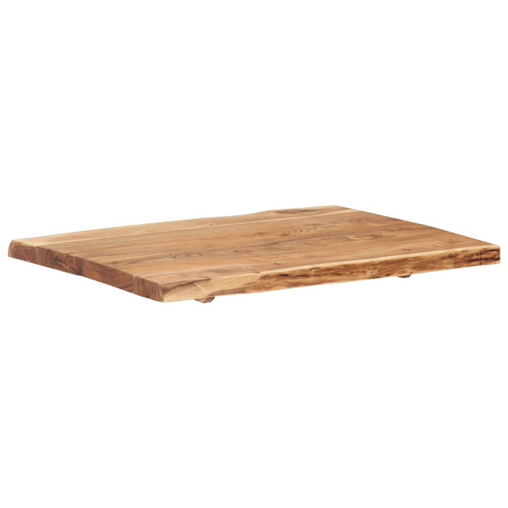 vidaXL Acacia Tafelblad 80cm - Natuurlijke Rand - 35% Korting!