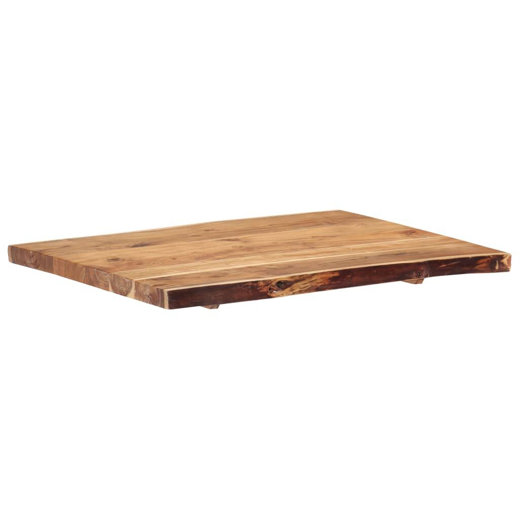 vidaXL Acacia Tafelblad 80cm - Natuurlijke Rand - 35% Korting!
