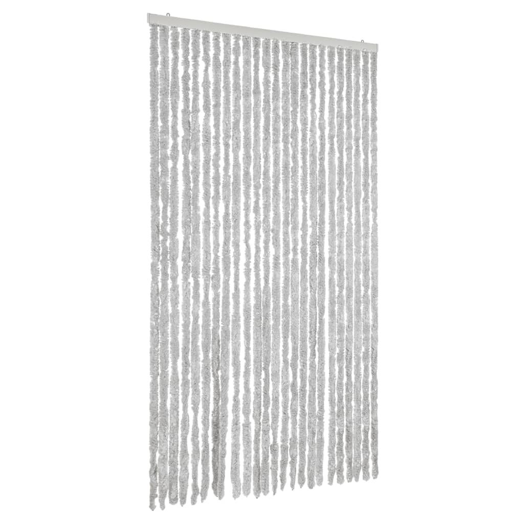 Vliegengordijn Chenille Grijs 100x220cm - 35% Korting!