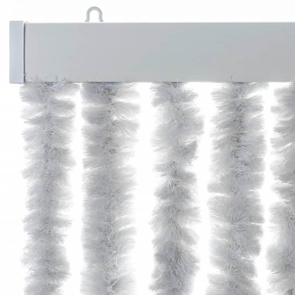 Vliegengordijn Chenille Grijs 100x220cm - 35% Korting!