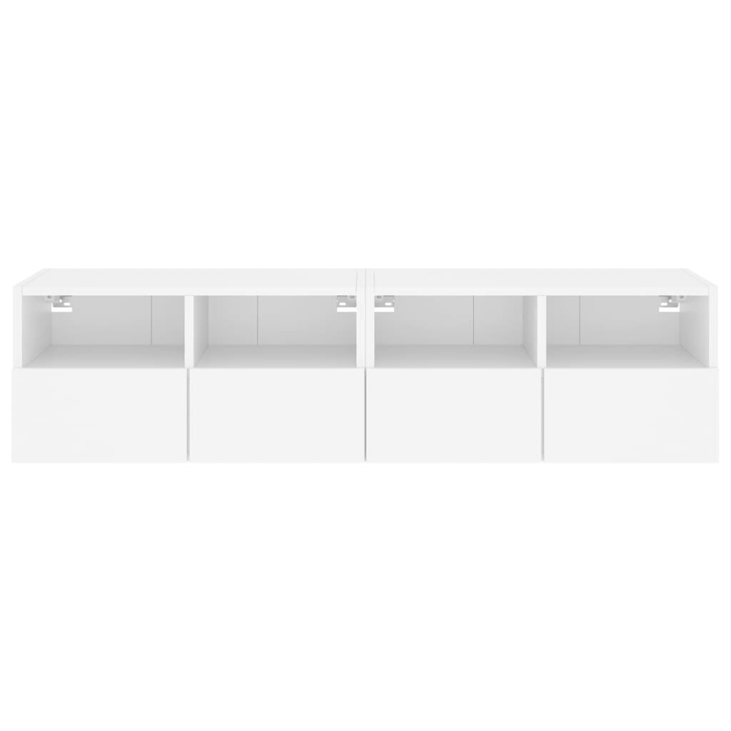 vidaXL TV Wandmeubels Wit 2x 60cm - 35% Korting!