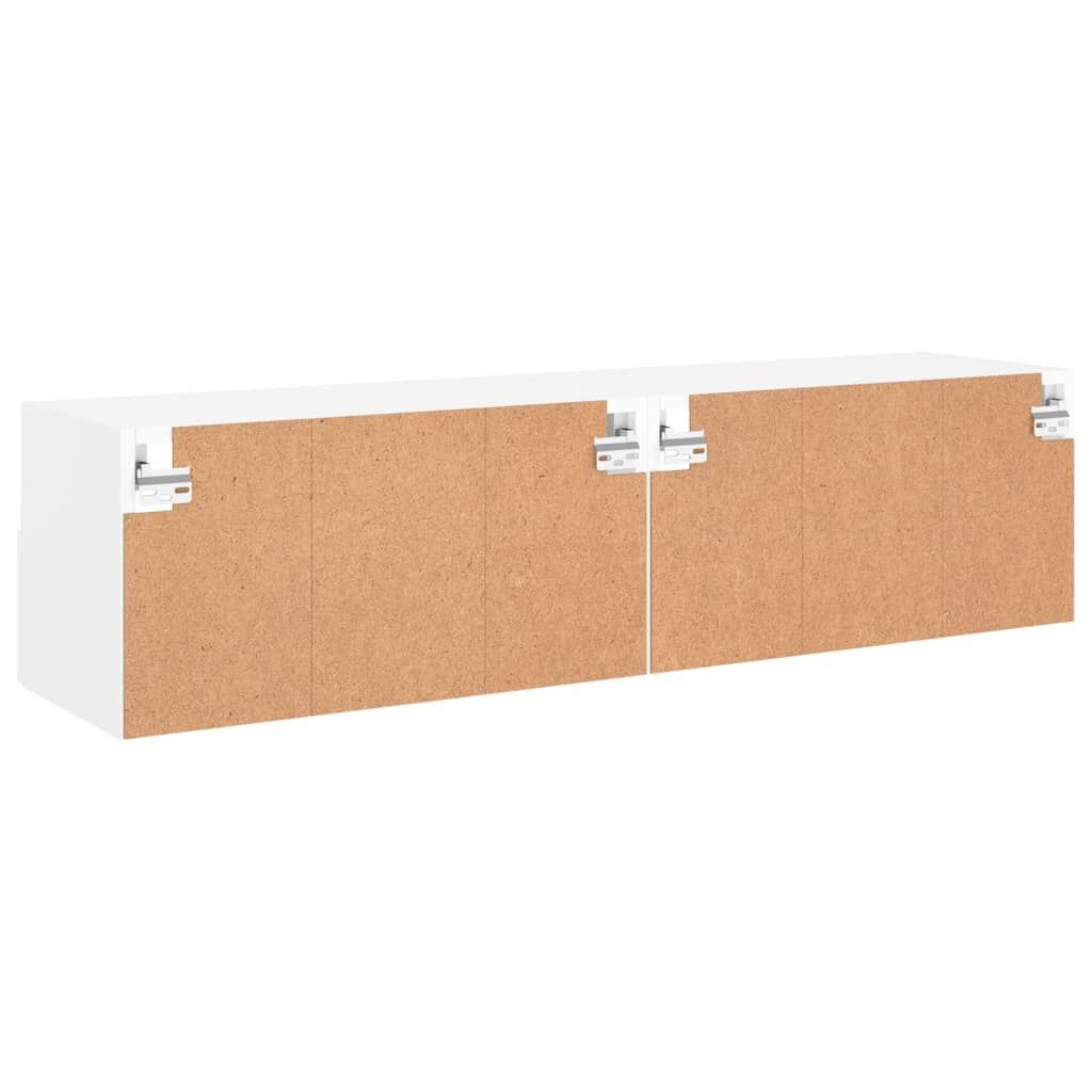 vidaXL TV Wandmeubels Wit 2x 60cm - 35% Korting!