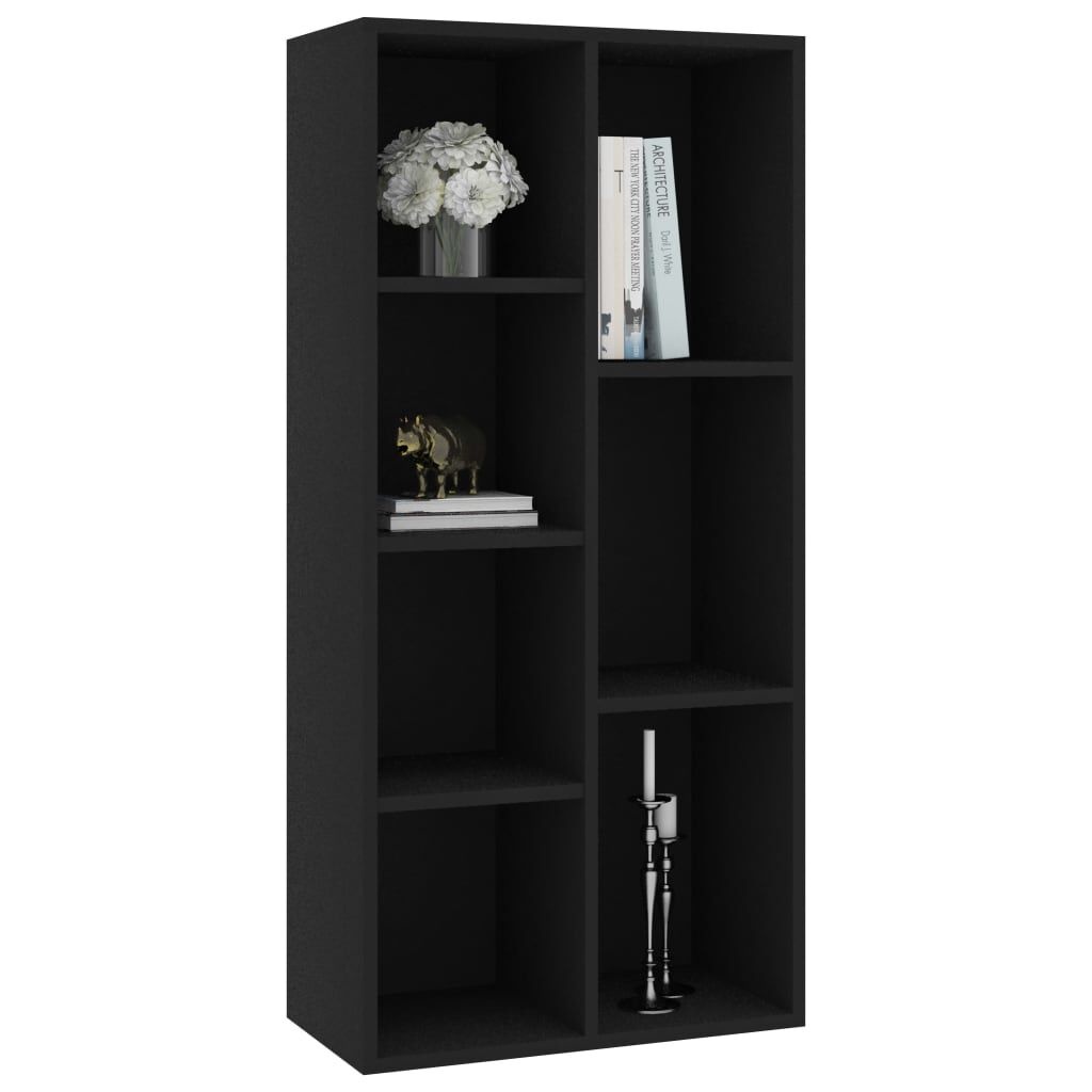 vidaXL Boekenkast Zwart 50x25x106cm - 45% Korting!