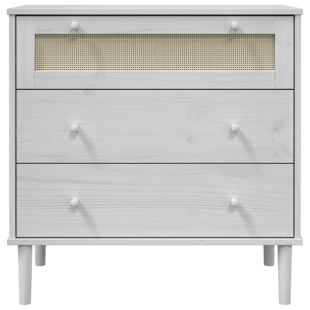 VidaXL Ladekast SENJA Rattan Wit 80cm - 35% Korting!