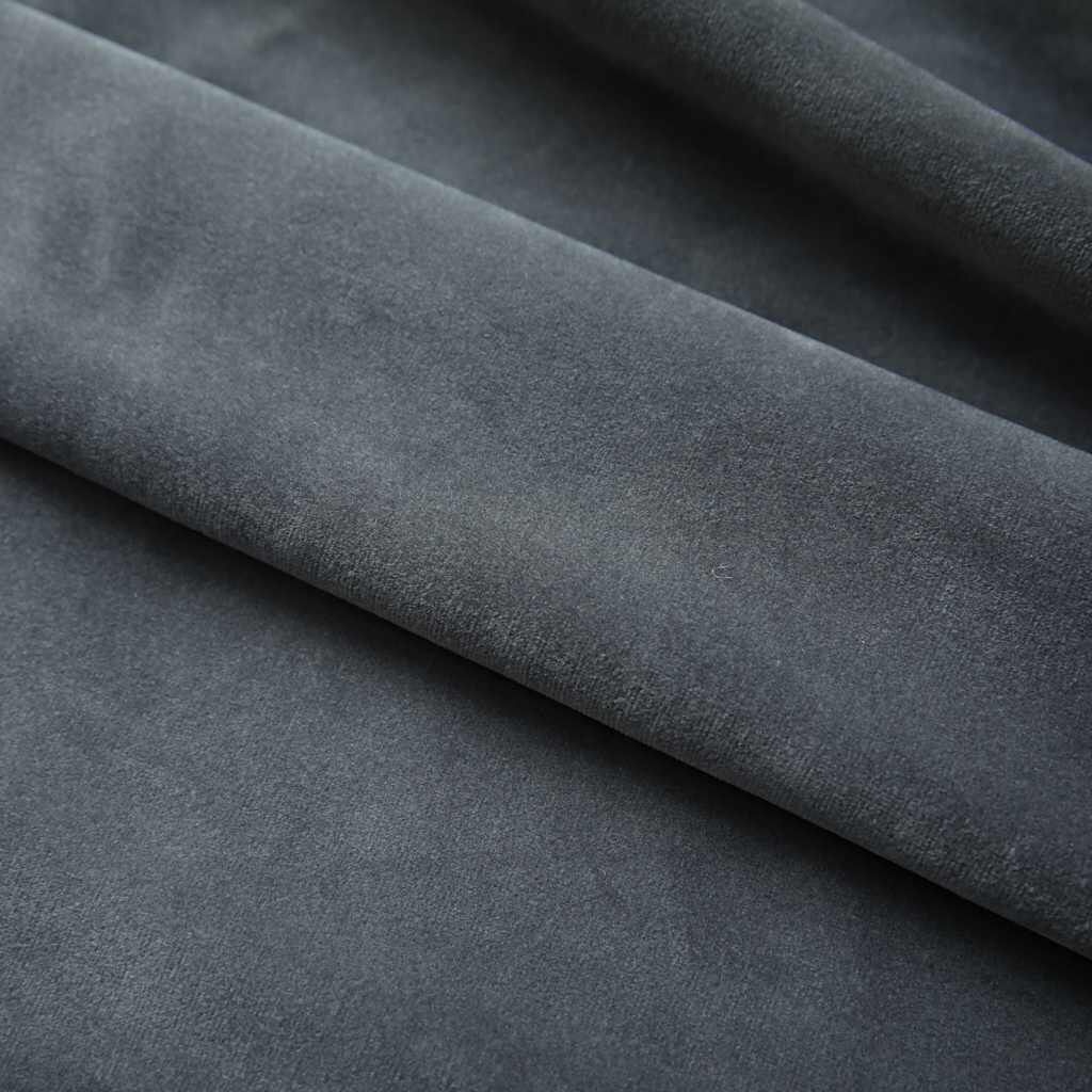 VidaXL Verduisterende Gordijnen Antraciet 140x225 - 35% Korting!